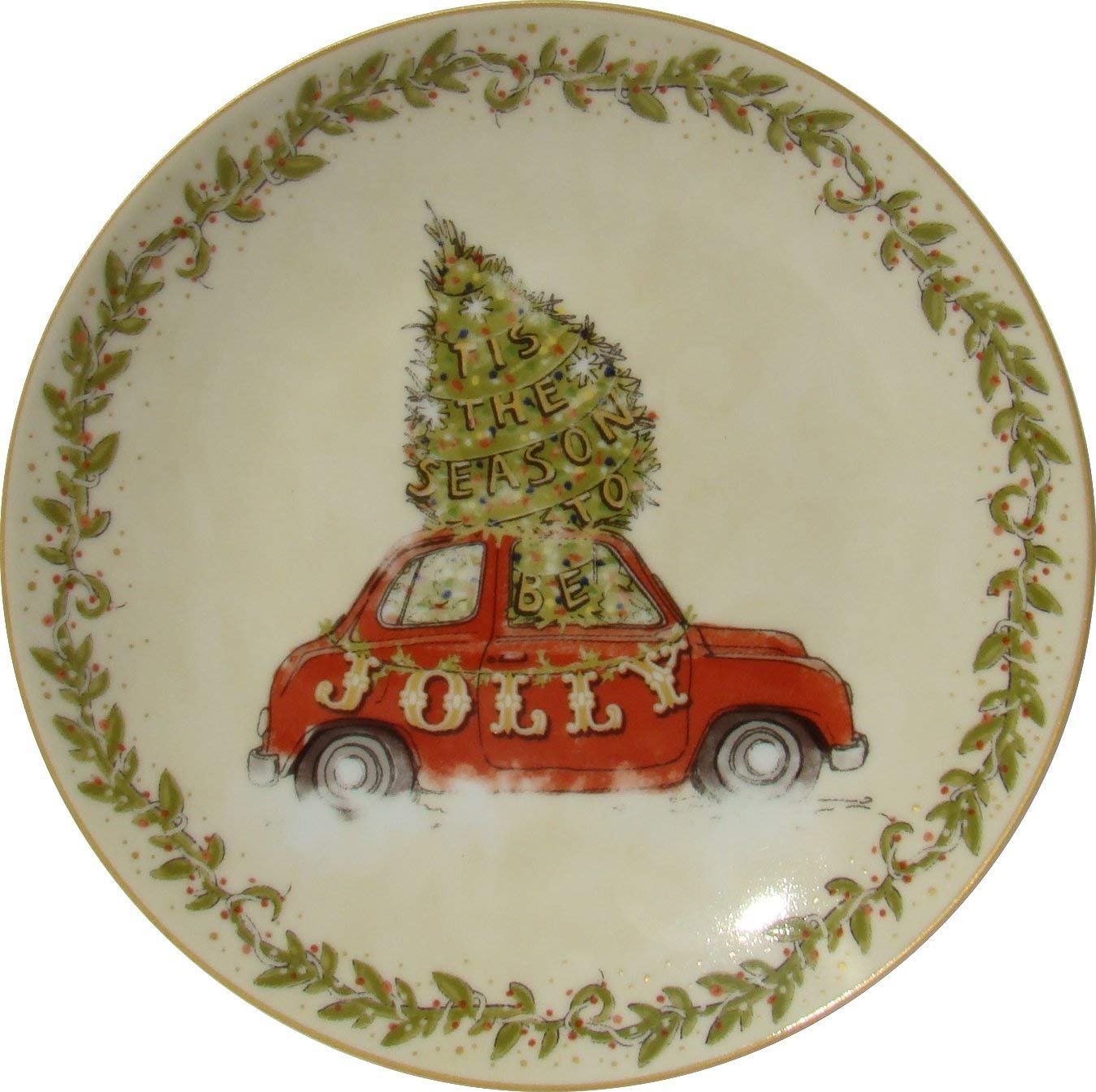 Amazon.com: 222 Fifth Tis The Season Jolly Red VW Christmas